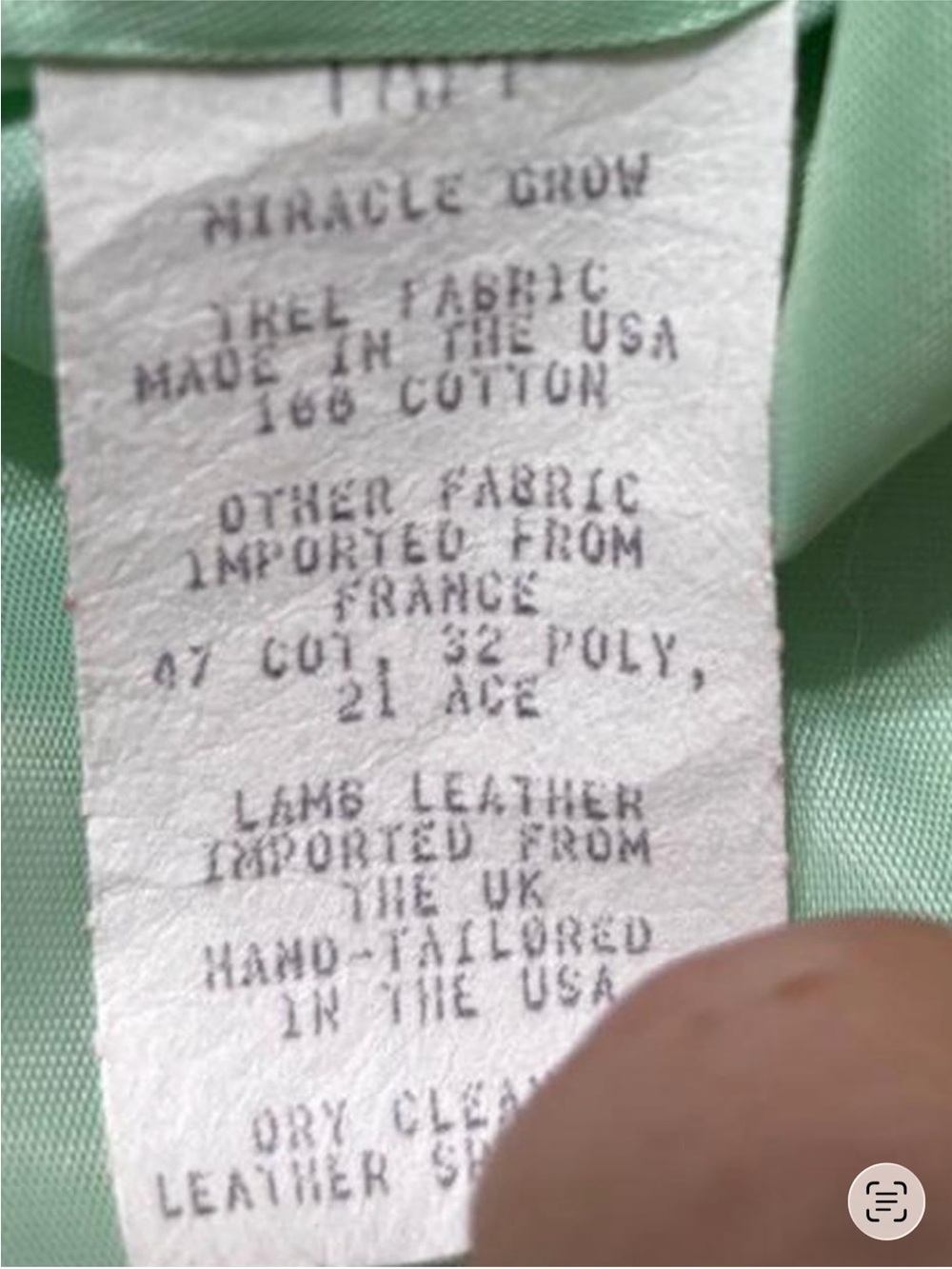 Light Green Tree-Print Zip Front Jacket -  Tapp New York - Picture 6 of 7